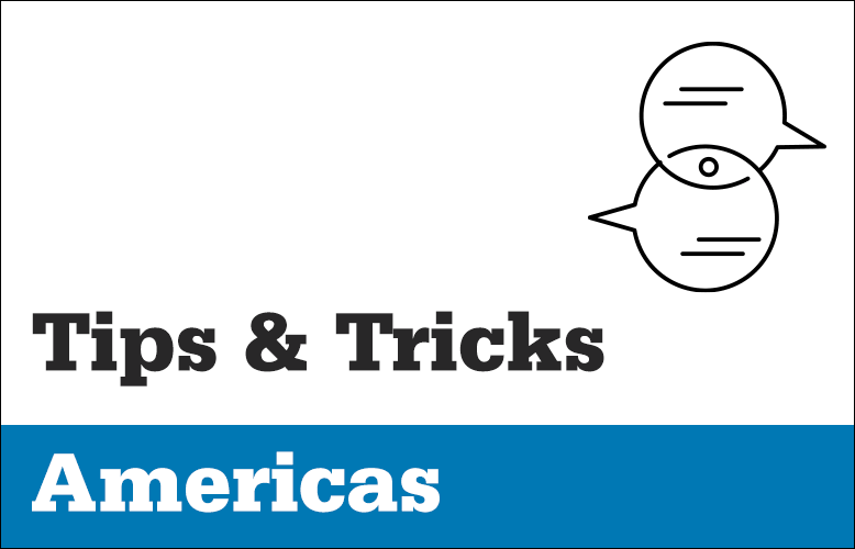 Tips and Tricks - Americas graphic